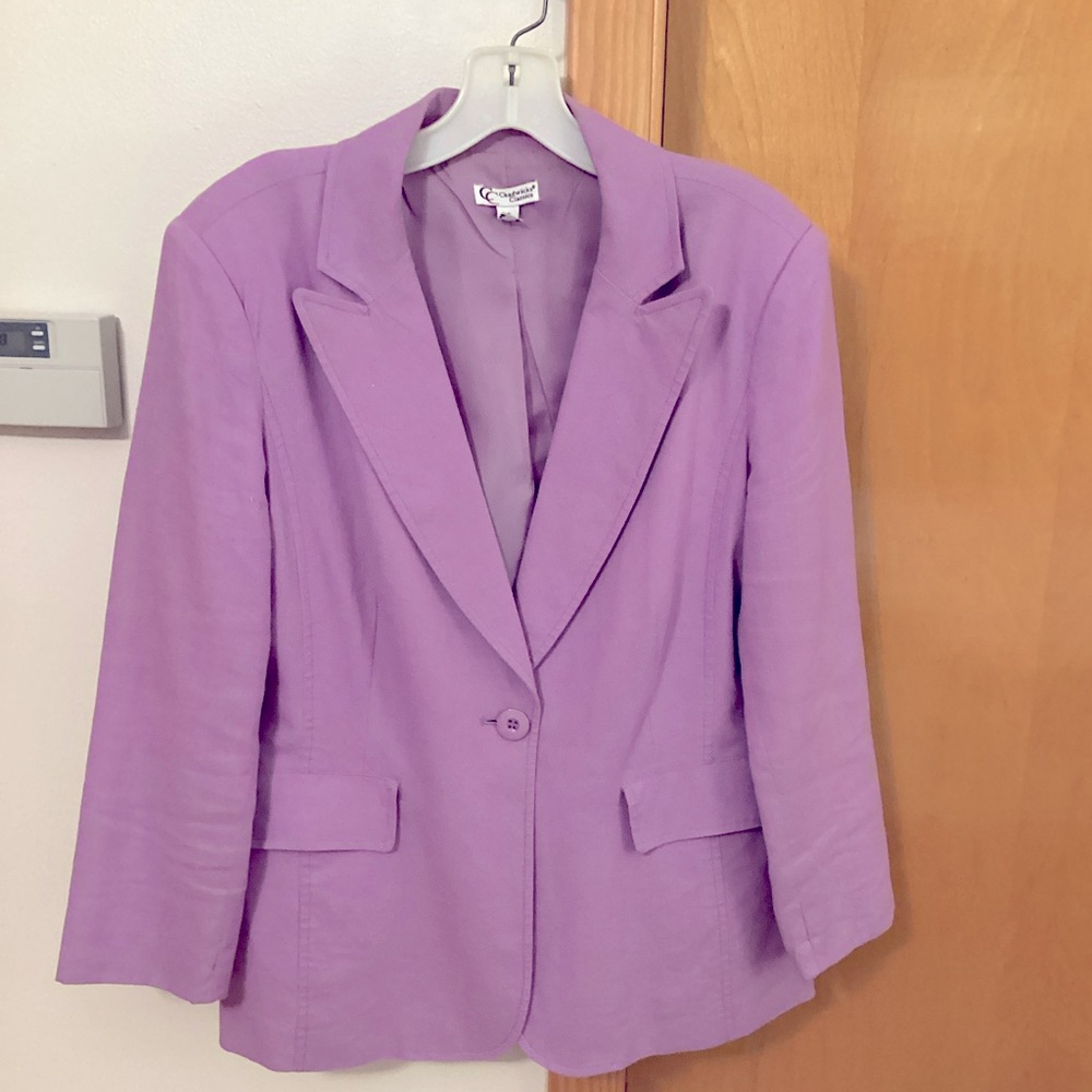 Chadwicks Ladies Blazer-Size 8-Violet